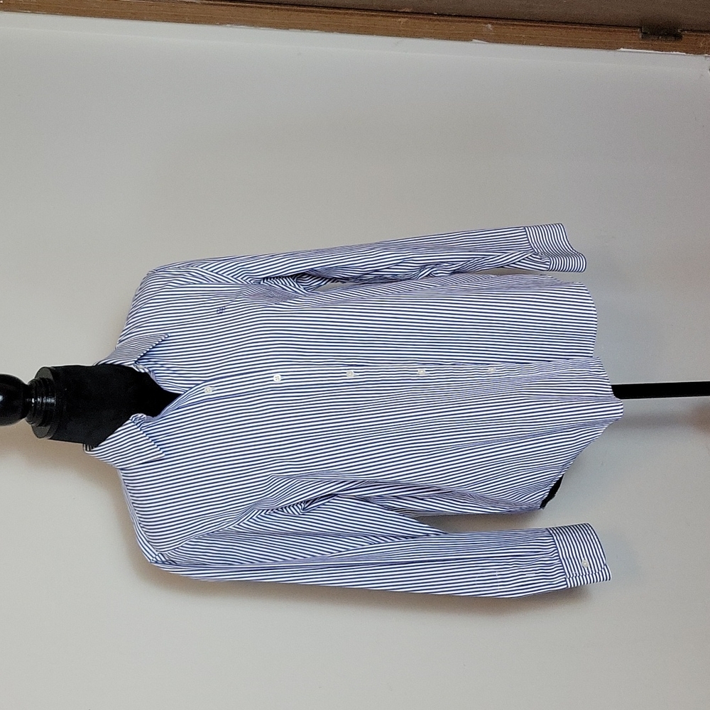 striped Ralph Lauren women's button down shirt